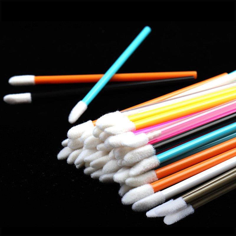 50 pcs Disposable lip brush