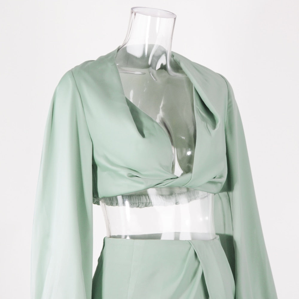 2 Piece Set Women Vacation Outfits Sexy