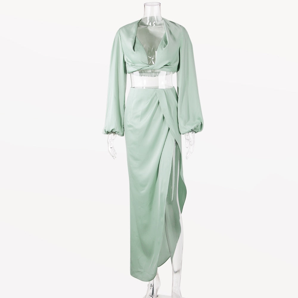 2 Piece Set Women Vacation Outfits Sexy