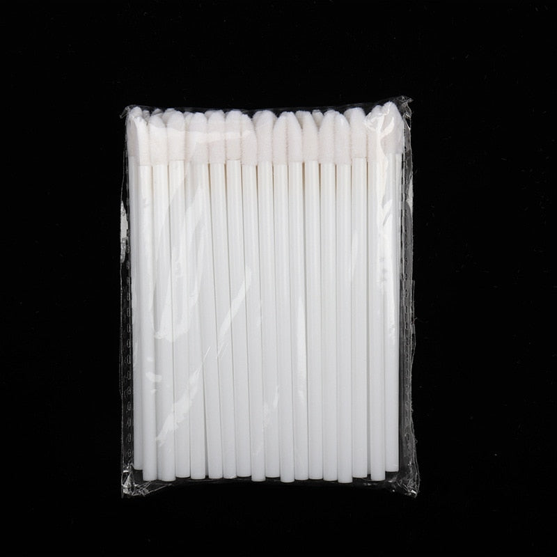 50 pcs Disposable lip brush
