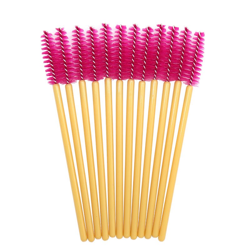 50pcs Shiny Disposable spoolie for eyebrows and lashes