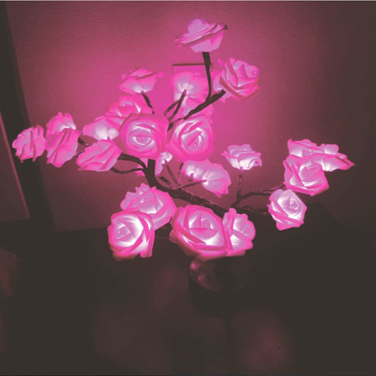 Rose led lamp