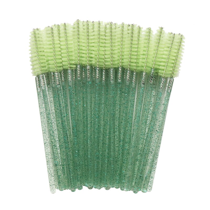 50pcs Shiny Disposable spoolie for eyebrows and lashes