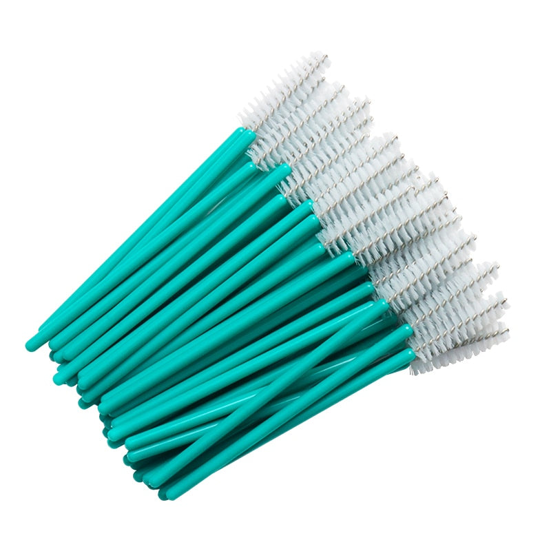 50pcs Shiny Disposable spoolie for eyebrows and lashes