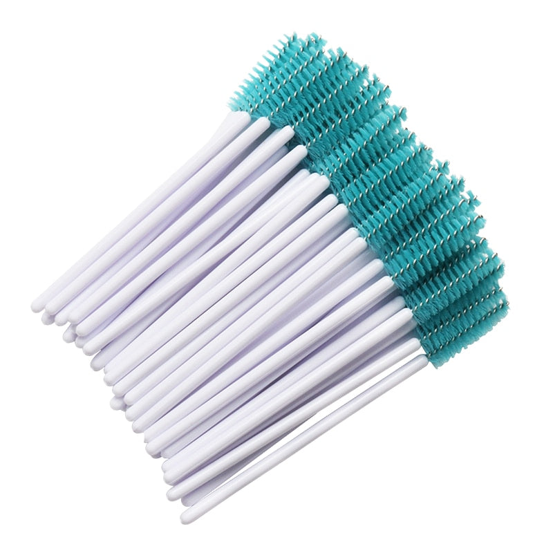 50pcs Shiny Disposable spoolie for eyebrows and lashes