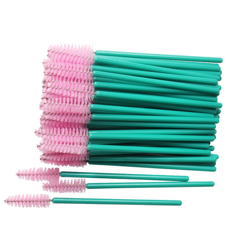 50pcs Shiny Disposable spoolie for eyebrows and lashes