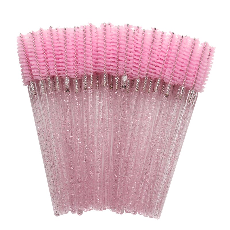 50pcs Shiny Disposable spoolie for eyebrows and lashes
