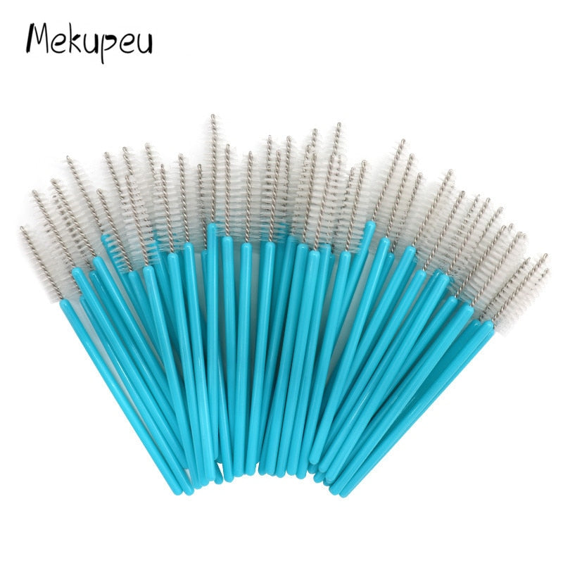 50pcs Shiny Disposable spoolie for eyebrows and lashes