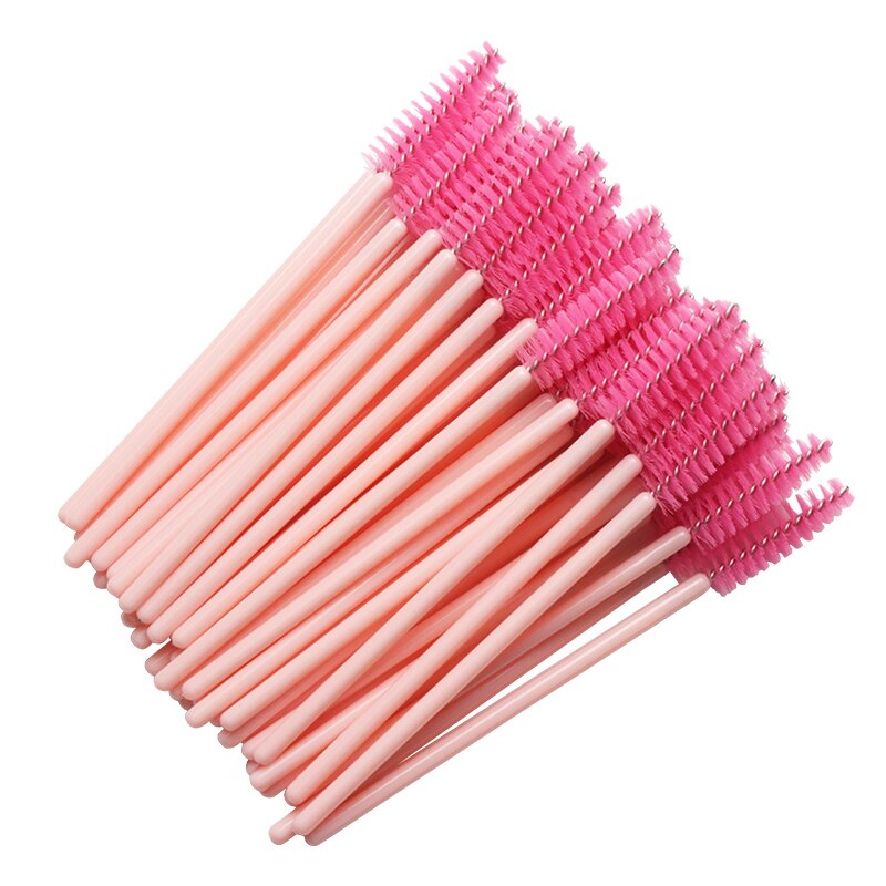 50pcs Shiny Disposable spoolie for eyebrows and lashes