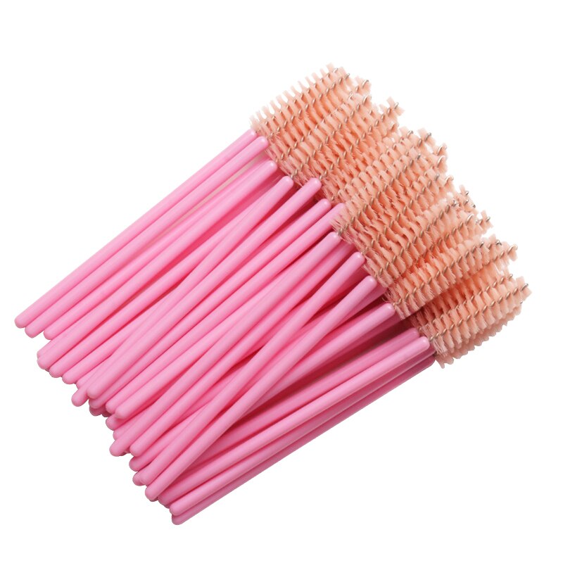 50pcs Shiny Disposable spoolie for eyebrows and lashes