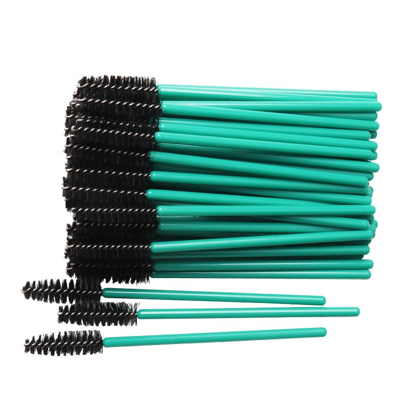 50pcs Shiny Disposable spoolie for eyebrows and lashes