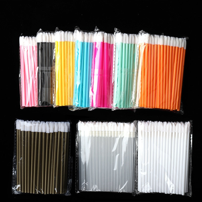 50 pcs Disposable lip brush