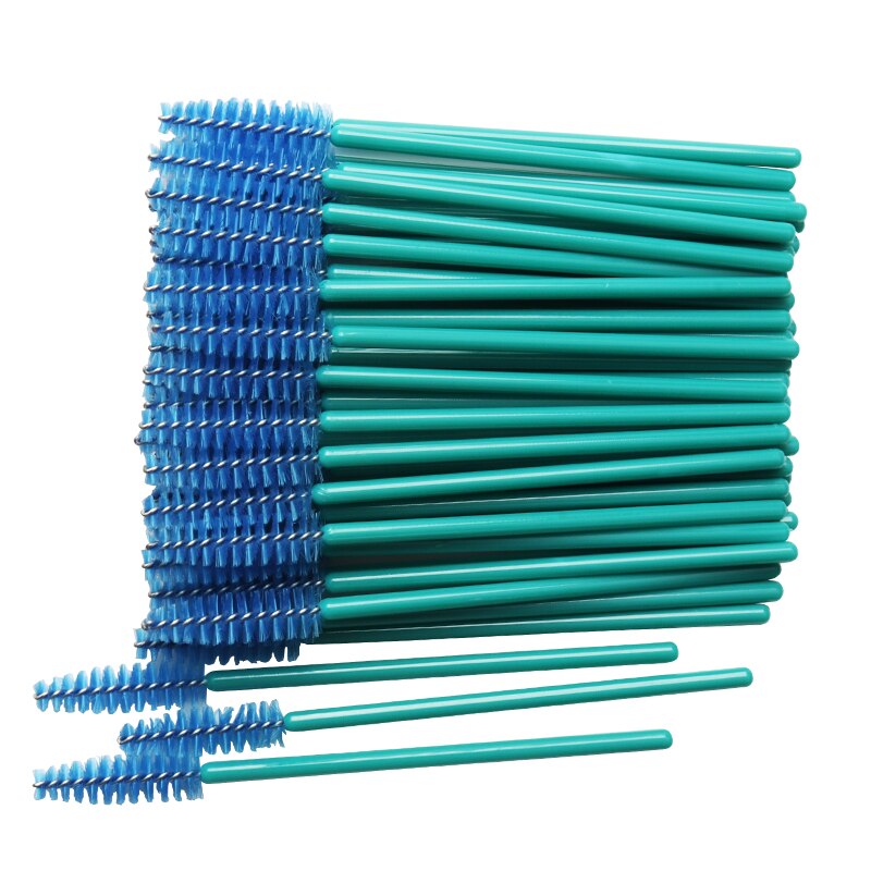 50pcs Shiny Disposable spoolie for eyebrows and lashes