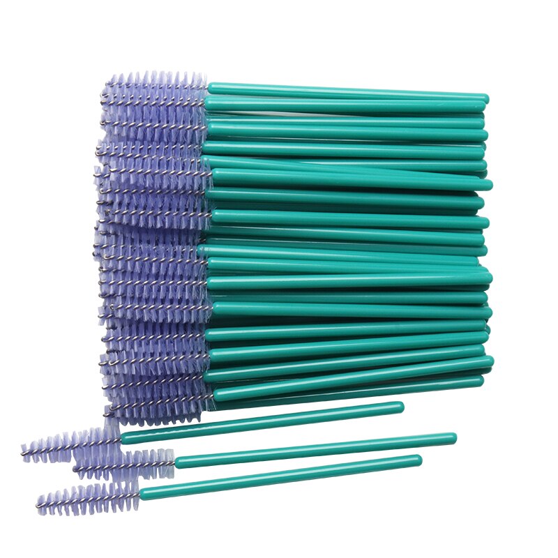 50pcs Shiny Disposable spoolie for eyebrows and lashes