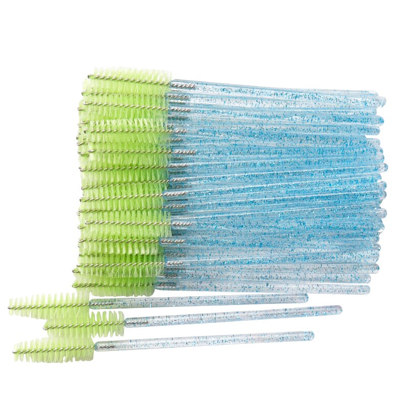 50pcs Shiny Disposable spoolie for eyebrows and lashes