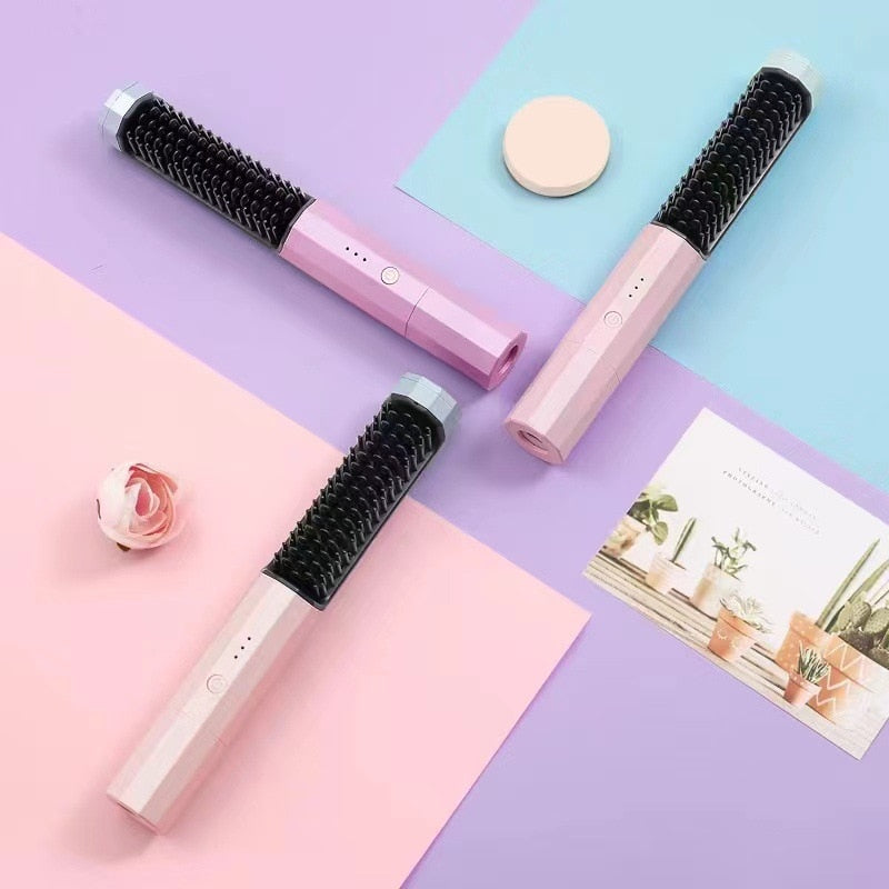 Chargeable ready to go hair straightener