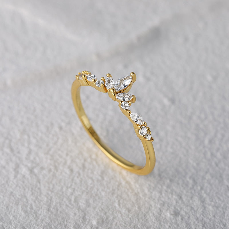 High Quality Zircon Fashion 925 Sterling Silver Ring for Women