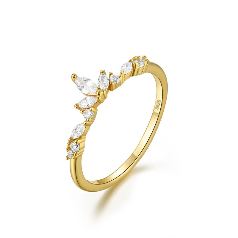 High Quality Zircon Fashion 925 Sterling Silver Ring for Women